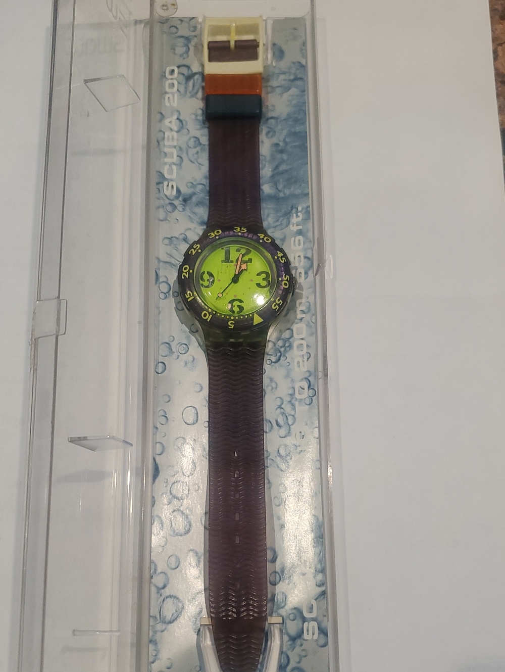 SWATCH SCUBA 200 SPRAY UP VINTAGE 1992 SDN103